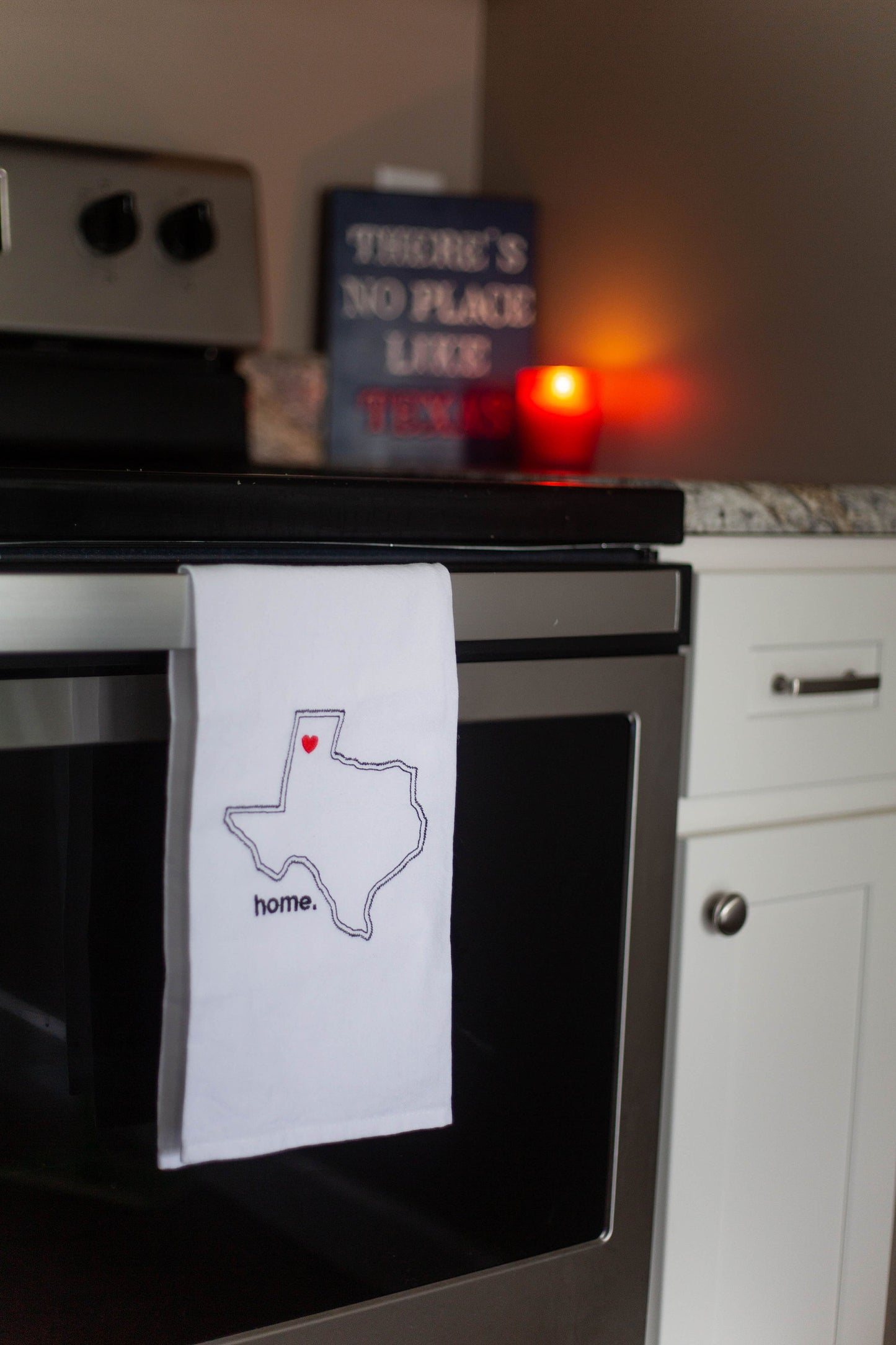 50 States Embroidered Tea Towel